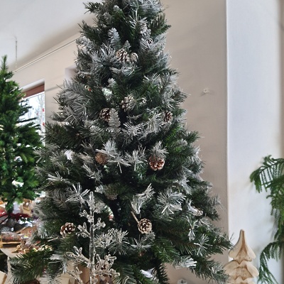 Umetno novoletno drevo s storži 150cm 820203