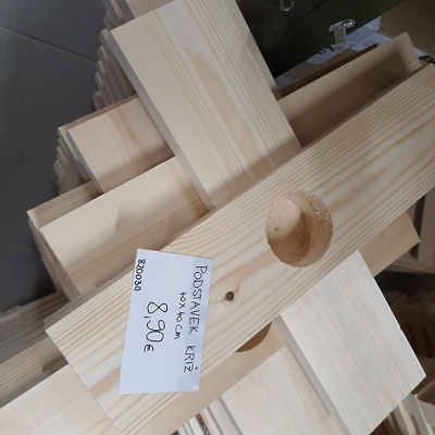 Dodatki za novoletno drevo podstavek/križ večji