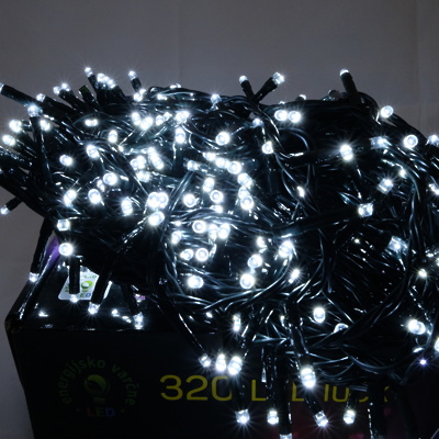 Lučke zunanje/notranje 320LED HLADNO BELE 8 PROGRAMOV 820873