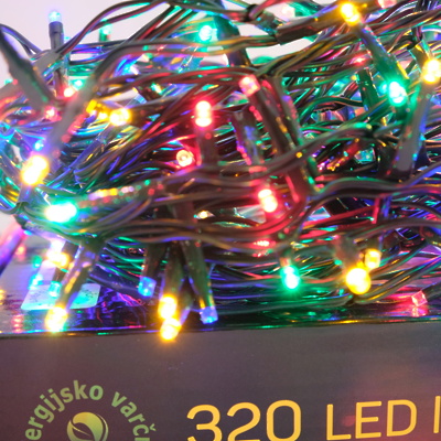 Lučke zunanje/notranje 320LED PISANE 8 PROGRAMOV 820873