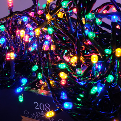 Lučke zunanje/notranje 208LED PISANE 8 PROGRAMOV