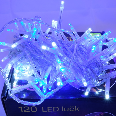 Lučke zunanje/notranje 120LED MODRA 8 PROGRAMOV 820588