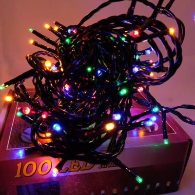 Lučke zunanje/notranje 100LED MODRE 820858
