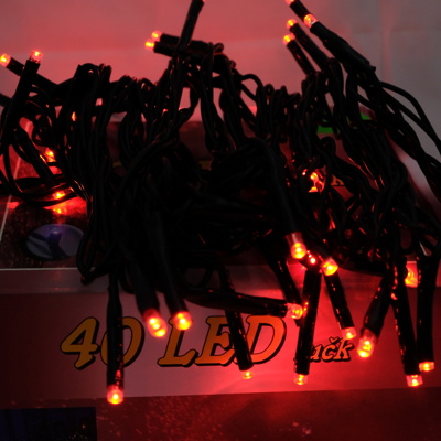 Lučke zunanje/notranje 40LED RDEČE