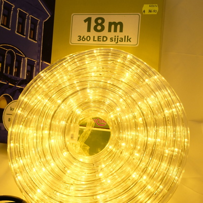 Lučke zunanje/notranje SVETLOBNA CEV TOPLO BELA 18m, 8 PROGRAMOV 820874