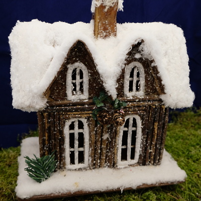 Figurice in dodatki za jaslice hiška zasnežena 820935