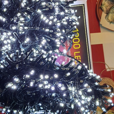 Lučke zunanje/notranje 1200LED HLADNO BELE 8 PROGRAMOV 821096