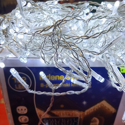 Lučke zunanje/notranje ZAVESA SNEŽENJE 192LED 820961