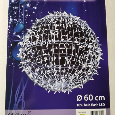 Lučke svetlobni motiv KROGLA LED 60cm 400LED 820597