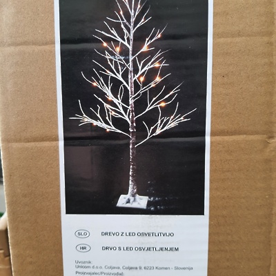 Lučke svetlobni motiv LUČKE DREVO 48LED 120cm 820211