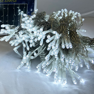 Svetlobna zavesa 300LED bela 820962