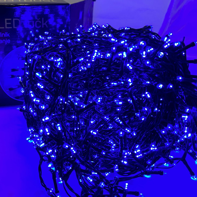 Lučke zunanje/notranje 1500LED MODRA 8 PROGRAMOV 820208