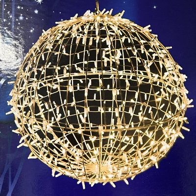 Lučke svetlobni motiv KROGLA LED 30cm BELA 820685